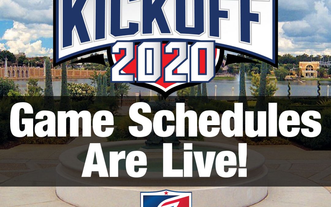 2020 SPL Kickoff Game Schedules