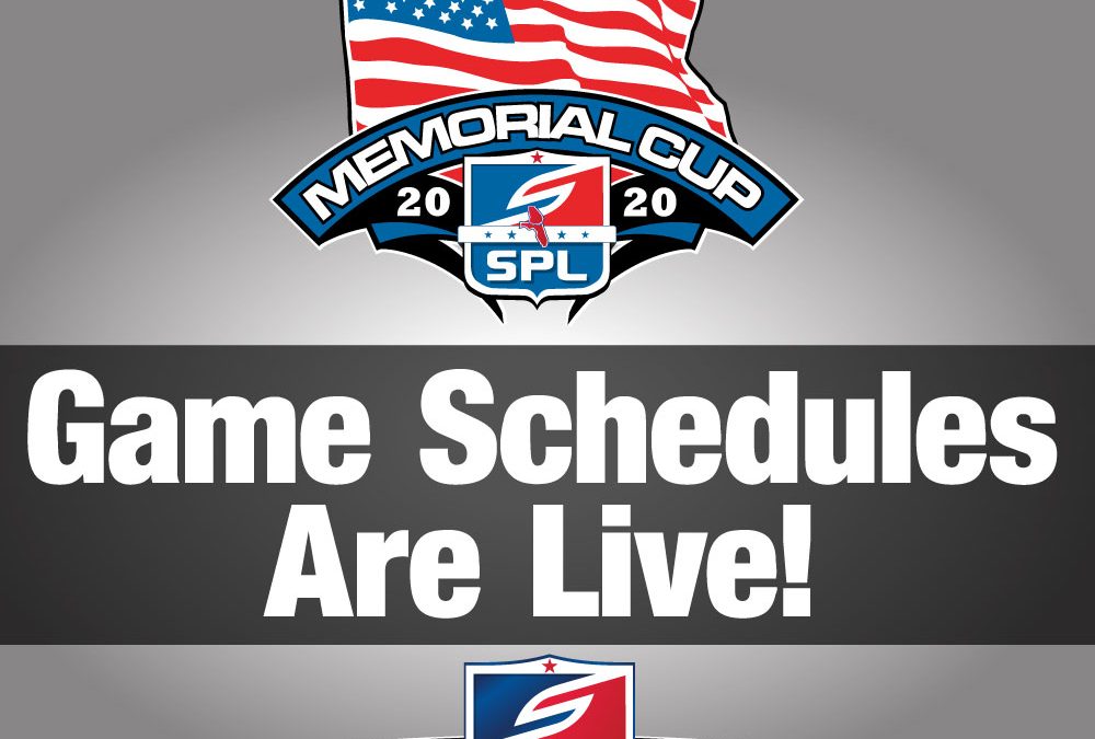 2020 SPL Memorial Cup Game Schedules