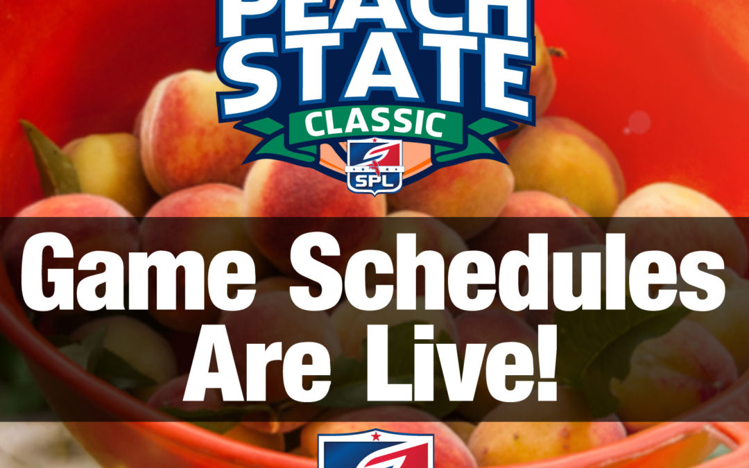 2021 SPL Peach State Classic Game Schedules