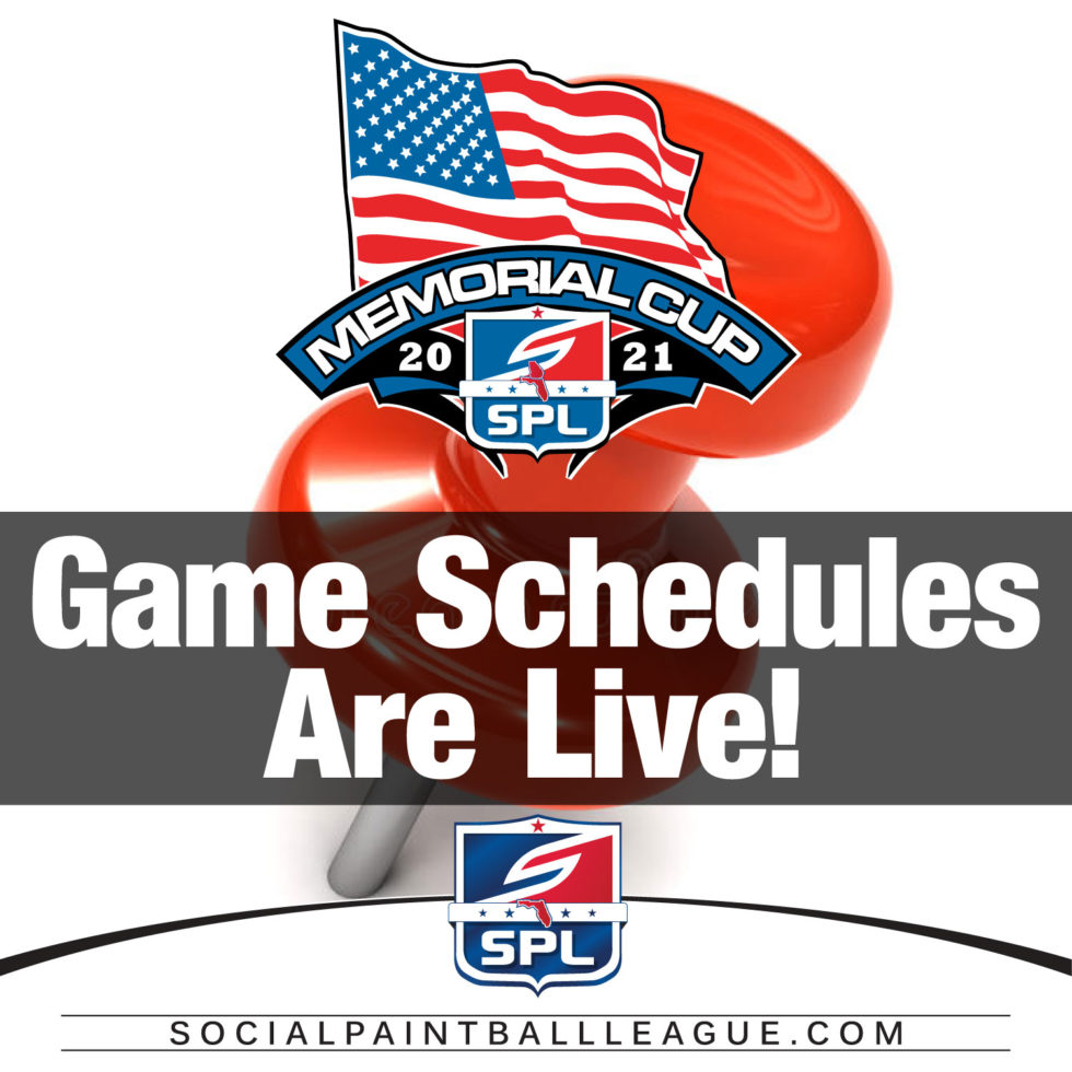 2021 SPL Memorial Cup Game Schedules SPL Florida & Paintball
