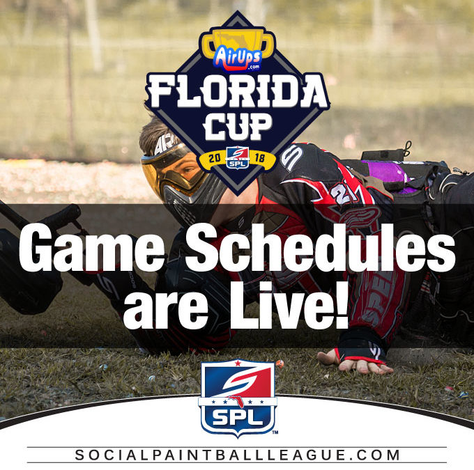 2018 SPL AirUps Florida Cup Games Schedules
