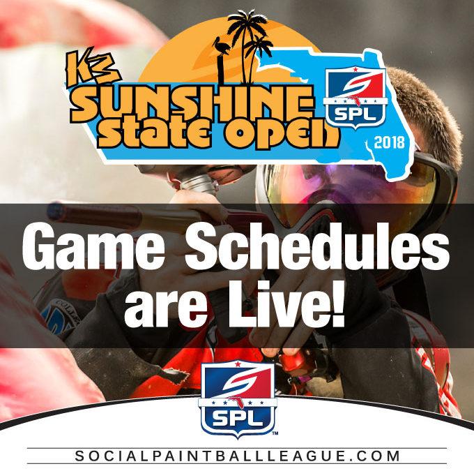 2018 SPL KM Sunshine State Open Game Schedules