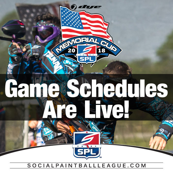 2018 SPL Dye Memorial Cup Game Schedules