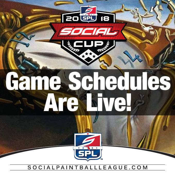 2018 SPL Social Cup Game Schedules